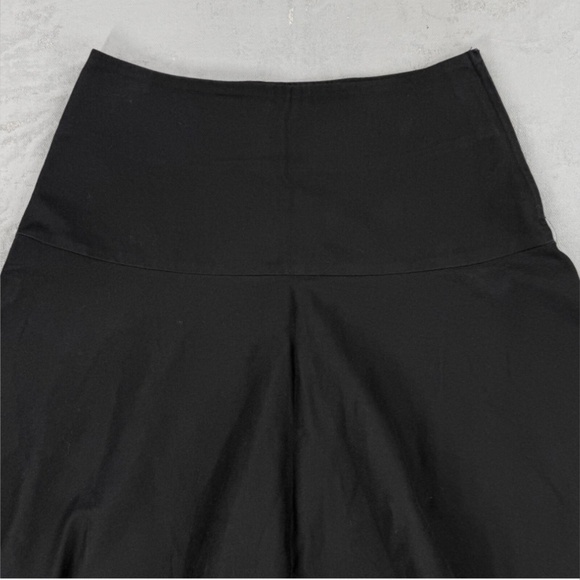Y's Yohji Yamamoto  100% Wool Black A-Line Skirt Size 2 - Picture 3 of 7